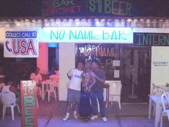 No Name Bar Cozumel Mexico Internet Cafe Restuarant Karaoke Bar For The Cruise Ship Crew Come Before You Pull Out